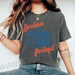 Sardines Portugal Shirt, Comfort Colors Sardine Shirt
